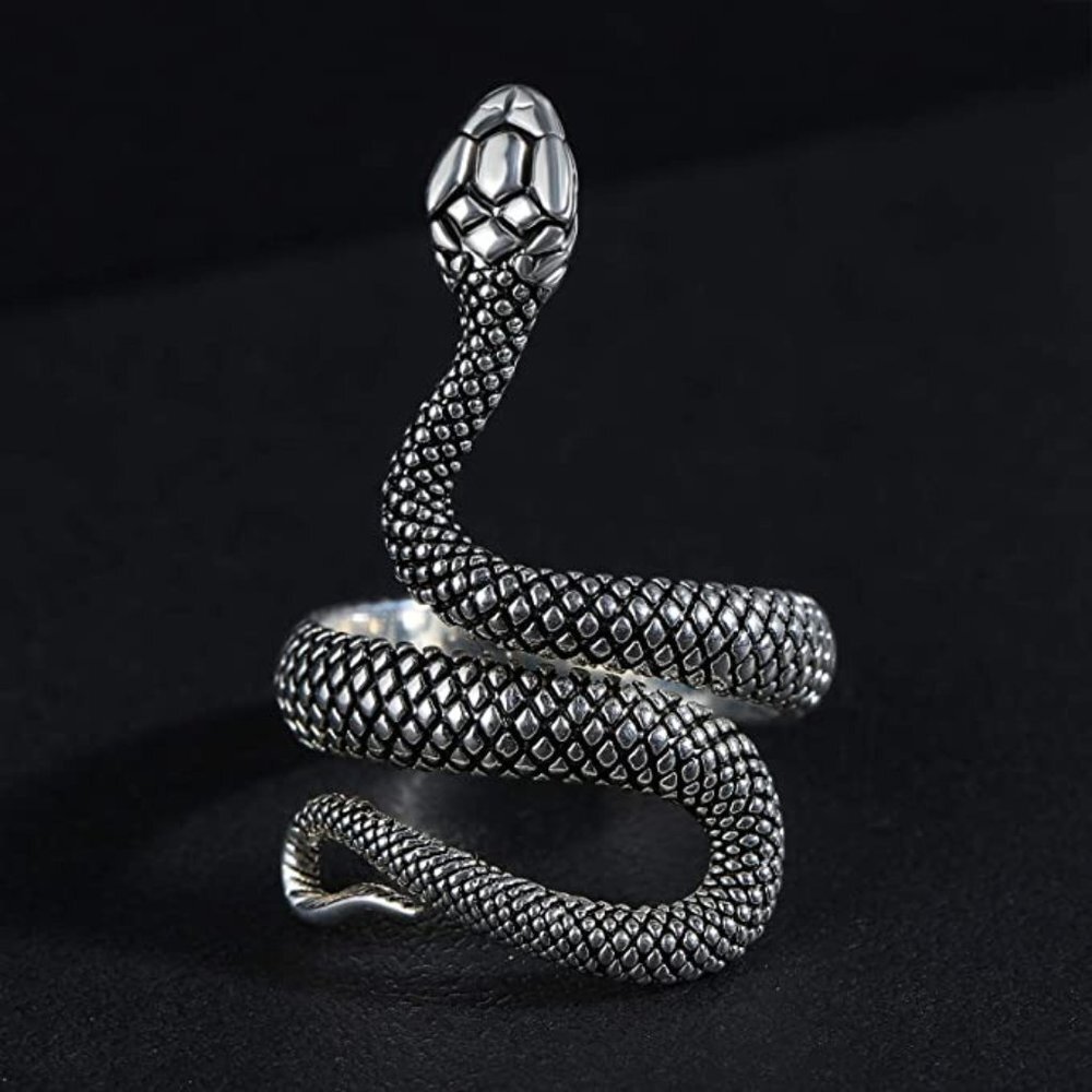 Silver Snake Ring - Picture 4 of 4